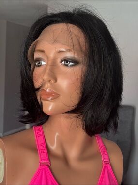 Black hair Lace Front Wig